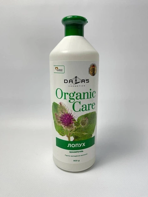 Шампунь DALAS Organic care "Лопух" 900 г - Фото 1 Шампунь DALAS Organic care "Лопух" 900 г - изображение 1