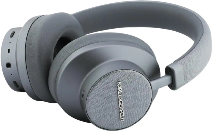 Навушники Karl Lagerfeld Saffiano Elongated Grey (3666339420918) - зображення 2
