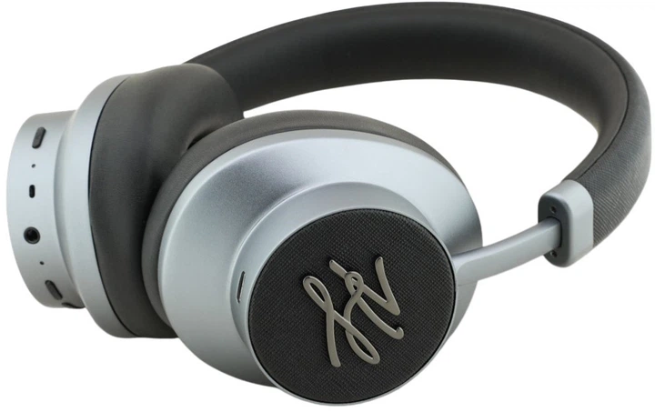 Słuchawki  Karl Lagerfeld Grained Initials Black (3666339420925) - obraz 4