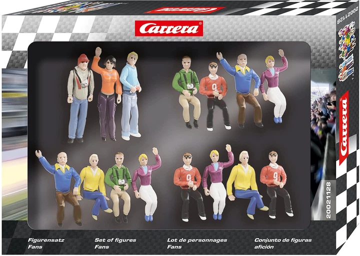 Zestaw figurek dla toru samochodowego Carrera Kibice 15 szt (4007486211285) - obraz 2