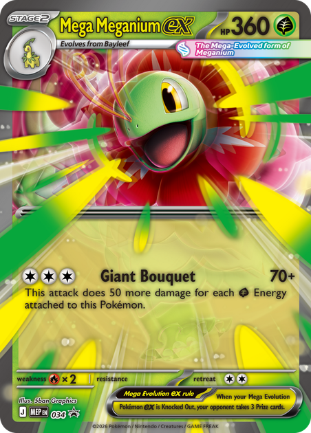 Zestaw kart Pokemon TCG: Mega Evolution - Ascended Heroes - Mega Meganium ex Box (196214132030) - obraz 6