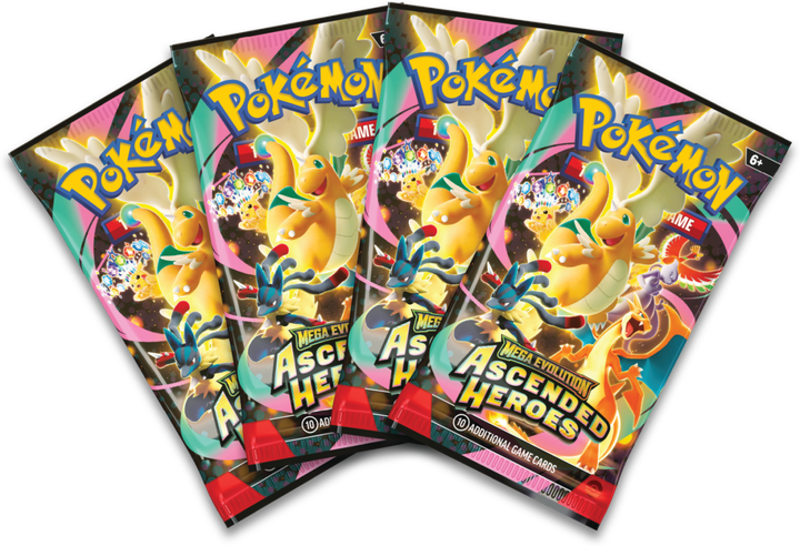 Набір карток Pokemon TCG: Mega Evolution - Ascended Heroes - Mega Emboar ex Box (196214132092) - зображення 7