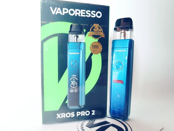 Pod-система Vaporesso Xros Pro 2 2000mAh 30W Storm Blue Синий - изображение 2