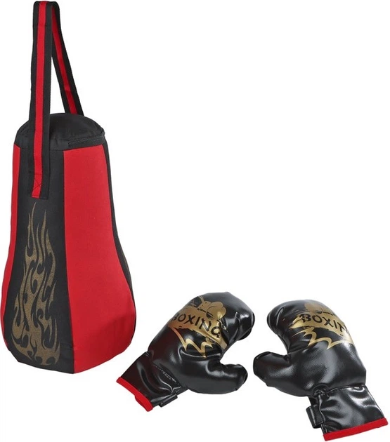 Набір для боксу Hipo Мішок 40 см і дві рукавички (8713219575536) - зображення 2
