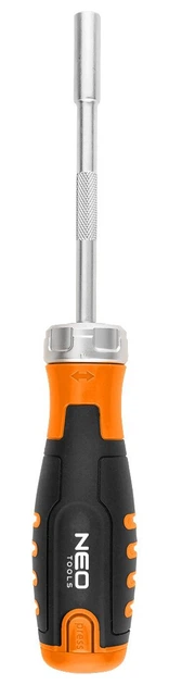 Wkrętak Neo Tools 04-242 z grzechotką i zestawem bitów 12 szt (5906692024278) - obraz 2