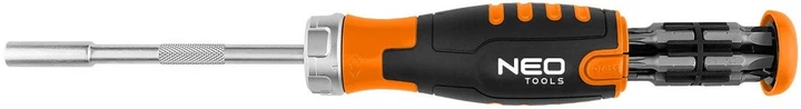 Wkrętak Neo Tools 04-242 z grzechotką i zestawem bitów 12 szt (5906692024278) - obraz 3