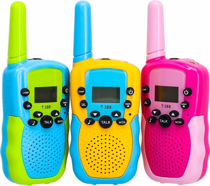 Zestaw krótkofalówek dla dzieci KIK 3 szt. KX2928 (5903039769359) - obraz 2