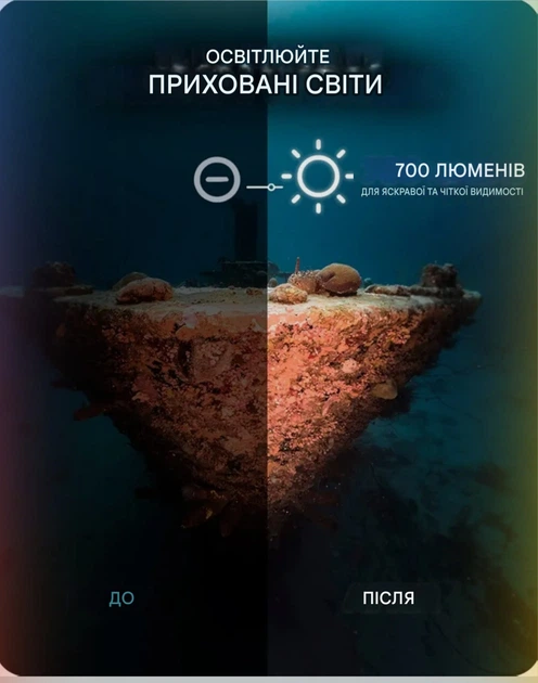 Комплект оборудования для дайвинга Movo diverig3 с 2 водонепроницаемыми светодиодными фонарями - совместим с gopro hero3-hero8 и dji osmo action cam - изображение 3