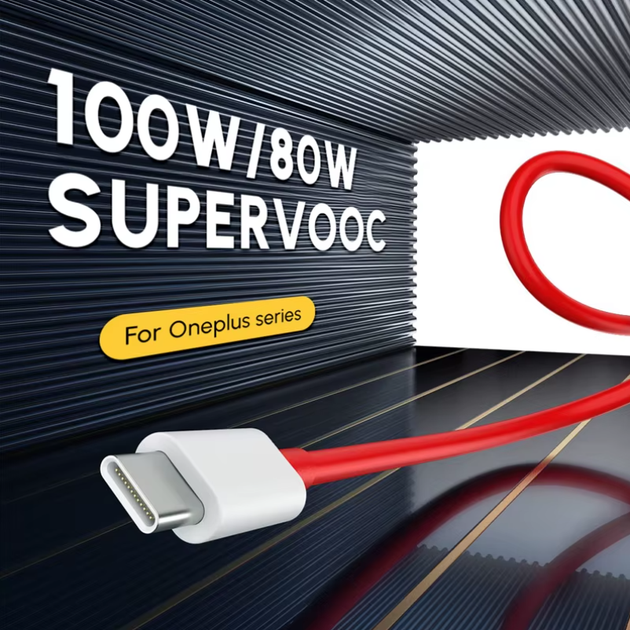 Зарядний пристрій + кабель OPPO SuperVOOC 100W, для Vivo, OPPO, Realme, OnePlus смартфонів та планшетів, швидка зарядка - Фото 12 Зарядний пристрій + кабель OPPO SuperVOOC 100W, для Vivo, OPPO, Realme, OnePlus смартфонів та планшетів, швидка зарядка - зображення 12
