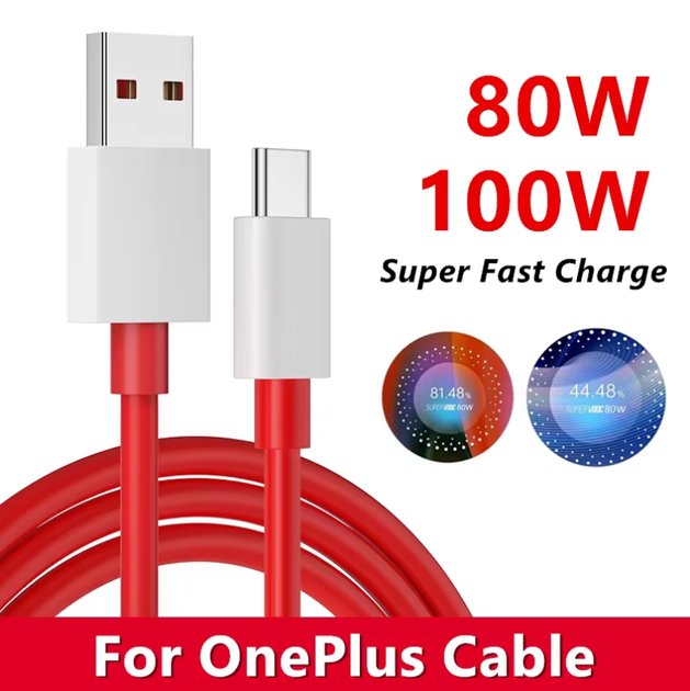 Зарядний пристрій + кабель OPPO SuperVOOC 100W, для Vivo, OPPO, Realme, OnePlus смартфонів та планшетів, швидка зарядка - Фото 13 Зарядний пристрій + кабель OPPO SuperVOOC 100W, для Vivo, OPPO, Realme, OnePlus смартфонів та планшетів, швидка зарядка - зображення 13