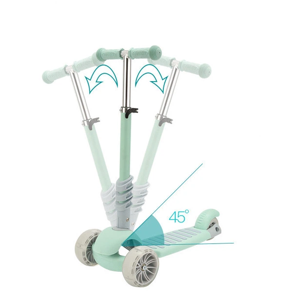 Самокат трехколесный 6 в 1 Scooter Pastel 2021 с бортиком - изображение 4