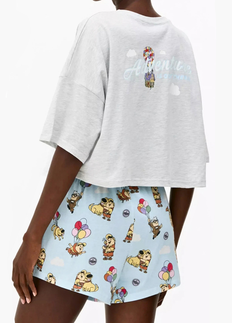 Женские пижамные шорты Primark Disney XXS Хлопковые для дома и сна Светло-голубой (9269) - Фото 2 Женские пижамные шорты Primark Disney XXS Хлопковые для дома и сна Светло-голубой (9269) - изображение 2