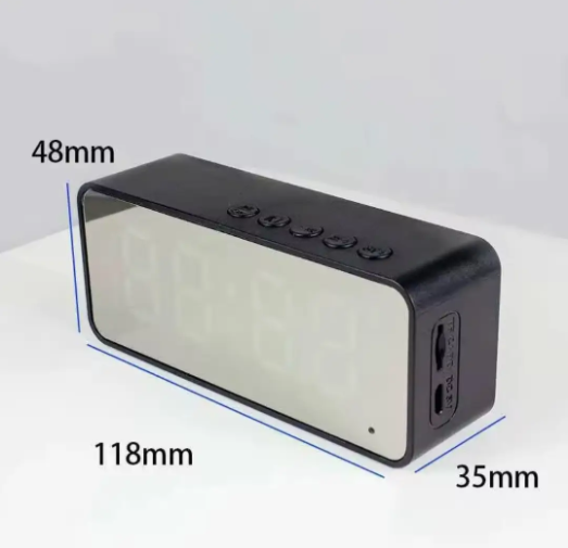 Bluetooth колонка з годинником будильником термометром і радіо - зображення 5