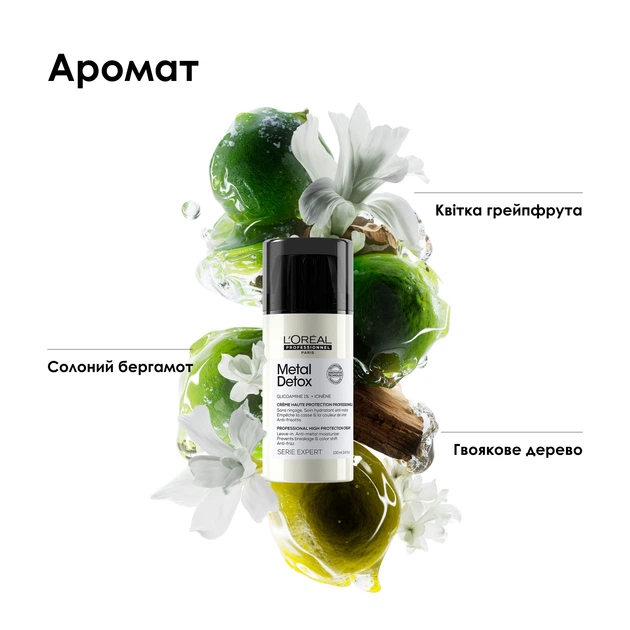 Профессиональный уход L'Oreal Professionnel Serie Expert Metal Detox для уменьшения ломкости всех типов волос и нежелательного изменения цвета 100 мл (30161153) - изображение 7