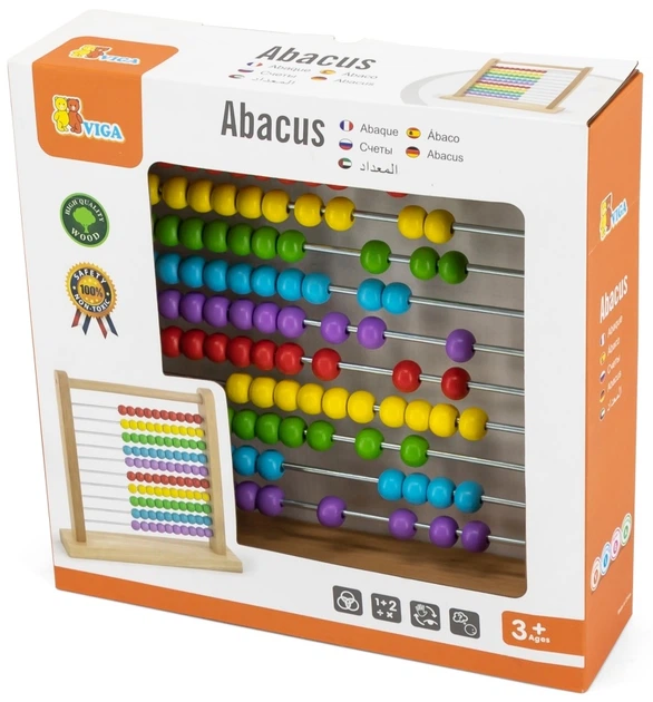 Liczydło Viga drewniane 50493 (6934510504939) - obraz 4