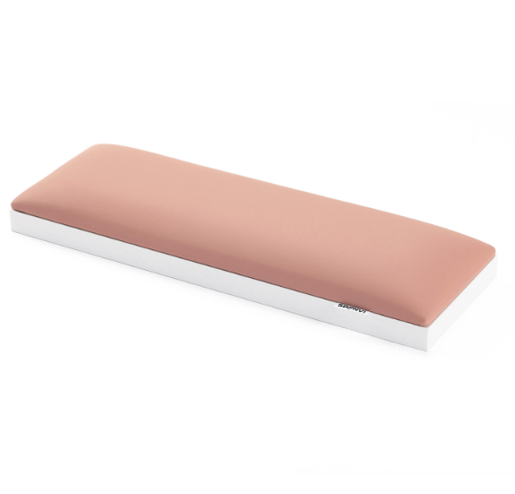 Подушка для маникюра Spenvi Loft Light Pink на белой основе, 41см*10см*3см - Фото 1 Подушка для маникюра Spenvi Loft Light Pink на белой основе, 41см*10см*3см - изображение 1