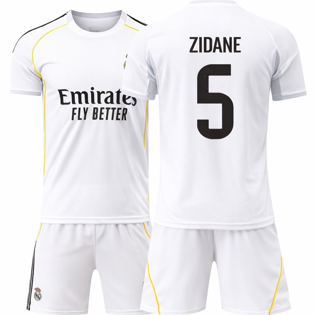 Real Madrid ZIDANE 5 ユニフォーム Футбольна форма дитяча Zidane (Зідан) 5 Real Madrid (Реал Мадрид