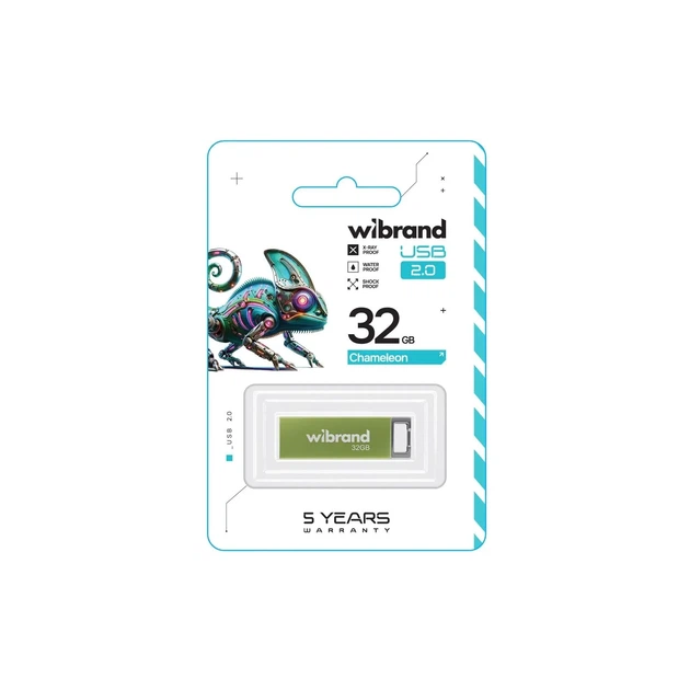Флеш пам'ять Wibrand Chameleon 32GB USB2.0 - Фото 2 Флеш пам'ять Wibrand Chameleon 32GB USB2.0 - зображення 2