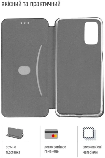 Чохол COLORWAY Simple Book для Samsung Galaxy A05 Black (CW-CSBSGA055-BK) - зображення 3