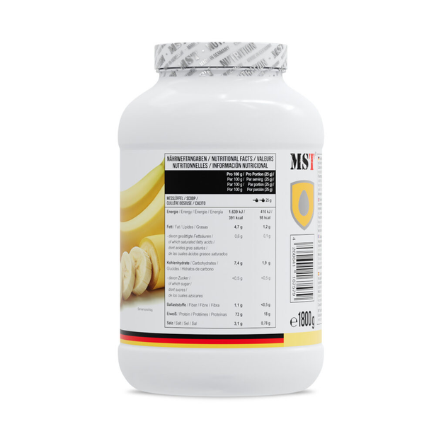 Яичный Протеин MST nutrition egg white protein банан 1800 грамм, mst яичный протеин 1800 грамм, альбумин - изображение 2