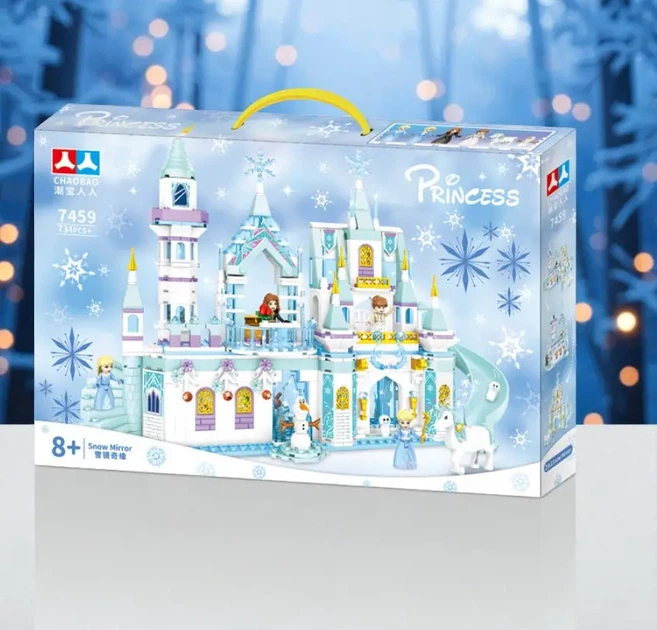 Большой детский конструктор замок Принцесса Frozen Princess дворец Эльза DK (7153ДК) - Фото 1 Большой детский конструктор замок Принцесса Frozen Princess дворец Эльза DK (7153ДК) - изображение 1
