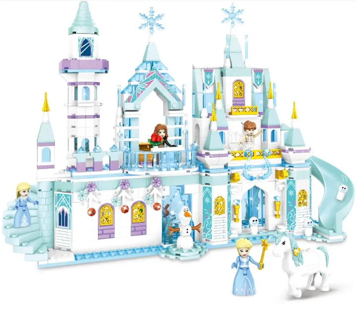 Большой детский конструктор замок Принцесса Frozen Princess дворец Эльза DK (7153ДК) - Фото 2 Большой детский конструктор замок Принцесса Frozen Princess дворец Эльза DK (7153ДК) - изображение 2