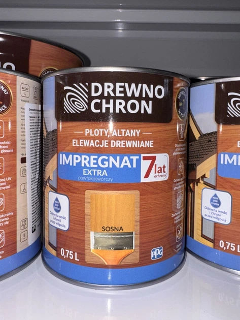 Пропитка для дерева Drewnochron Impregnat Extra сосна 0,75л - изображение 2