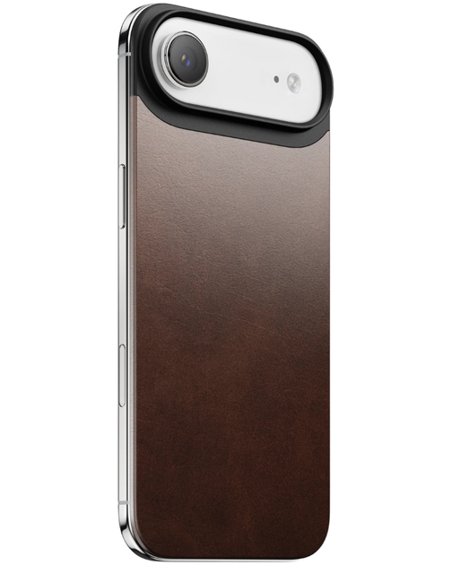 Шкіряний чохол Nomad Magnetic Horween для iPhone Air (Rustic Brown) - Фото 1 Шкіряний чохол Nomad Magnetic Horween для iPhone Air (Rustic Brown) - зображення 1