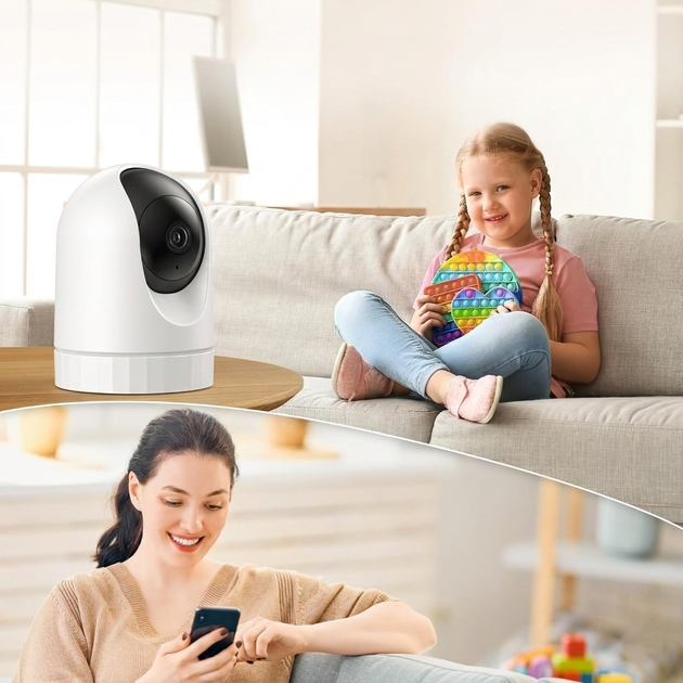 IP-камера Cinnado D1 2K White (R4735131820250) - изображение 2