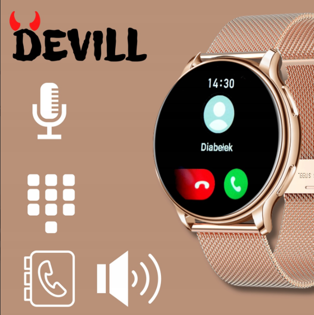 Смарт часы женские Uwatch Smart G35 с черным ремешком для спорта и фитнеса - Фото 7 Смарт часы женские Uwatch Smart G35 с черным ремешком для спорта и фитнеса - изображение 7