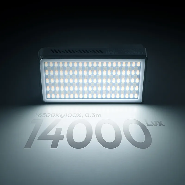 Бездротове студійне світло відеосвітло Ulanzi LM-P40RGB Portable Video Light 40W RGB 5000mAh Black (L130) - зображення 6