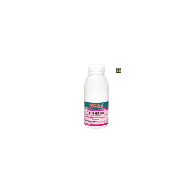 Тонер Canon MF651Cw/MF655Cdw/MF657Cdw, Canon 067 35г Magenta chip WWM (TC-Can067M-35-WWM) - Фото 1 Тонер Canon MF651Cw/MF655Cdw/MF657Cdw, Canon 067 35г Magenta chip WWM (TC-Can067M-35-WWM) - зображення 1