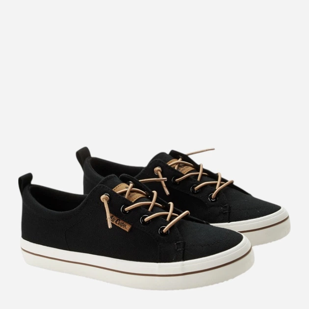 Trampki damskie materiałowe do kostki Lee Cooper LCW-26-02-4059 37 Czarne (5901479605329) - obraz 2