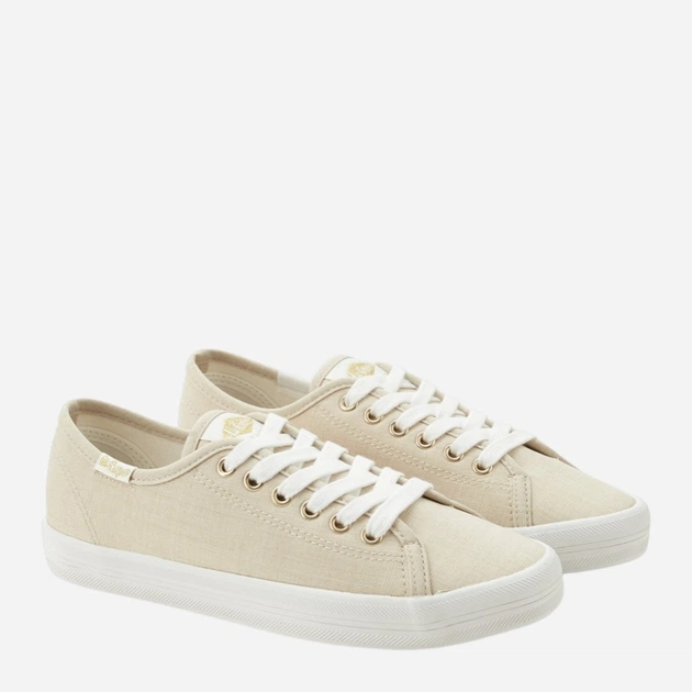 Trampki damskie materiałowe do kostki Lee Cooper LCW-26-31-4349 37 Beżowe (5901479624719) - obraz 2