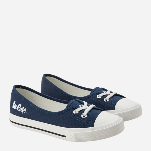 Trampki damskie materiałowe do kostki Lee Cooper LCW-26-31-4355 37 Granarowe (5901479625075) - obraz 2