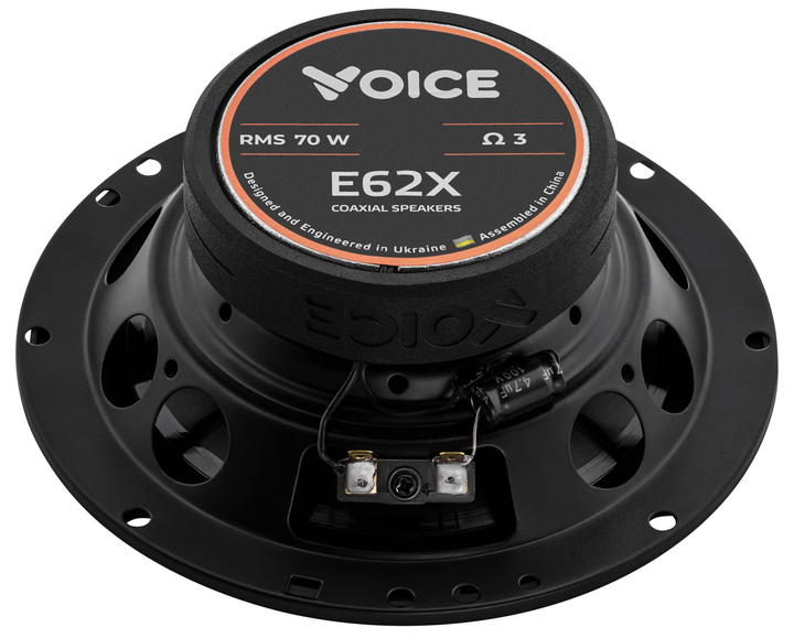 Динамики 165мм в машину Коаксиальная акустика Voice E62X 16 см, 70 Вт RMS - изображение 3