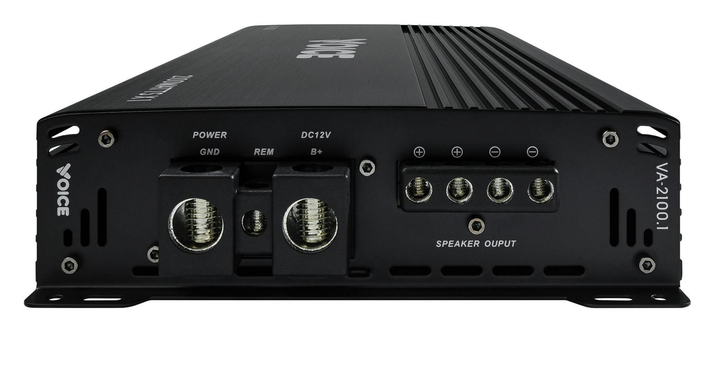 Усилитель 1 канал на саб моноблок 2160 Вт Voice (2160 Вт RMS 1 Ом, Class D, с Bass Remote) - изображение 3