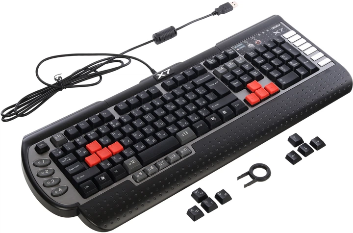 Клавиатура проводная A4Tech X7 G800V USB (4711421857062) – фото