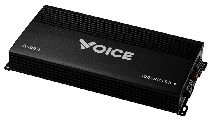 Автомобильный усилитель на 4 динамика Voice VA-100.4, 4×100 Вт RMS, класс AB, мист 2×270 Вт - изображение 2