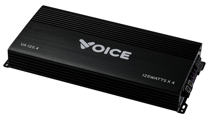 Автомобильный усилитель на 4 канала Voice VA-125.4, 4×125 Вт RMS, класс AB, мист 2×340 Вт - изображение 3