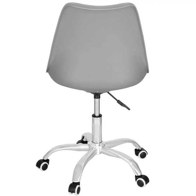 Fotel biurowy Springos Obrotowy z regulacją wysokości Szary HF0022 (5907719475578) - obraz 4