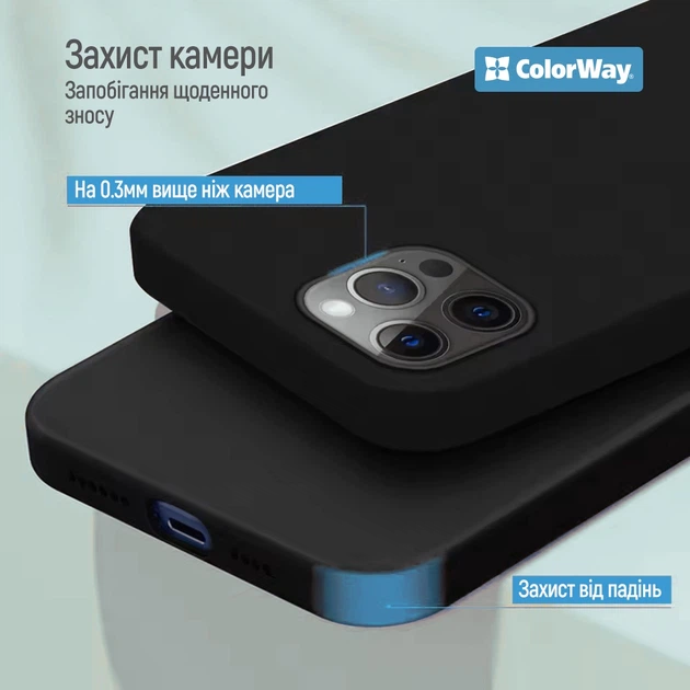Чехол для смартфона ColorWay TPU Matt для Xiaomi Redmi 17 Black (CW-CTMXR17-BK) - Фото 3 Чехол для смартфона ColorWay TPU Matt для Xiaomi Redmi 17 Black (CW-CTMXR17-BK) - изображение 3
