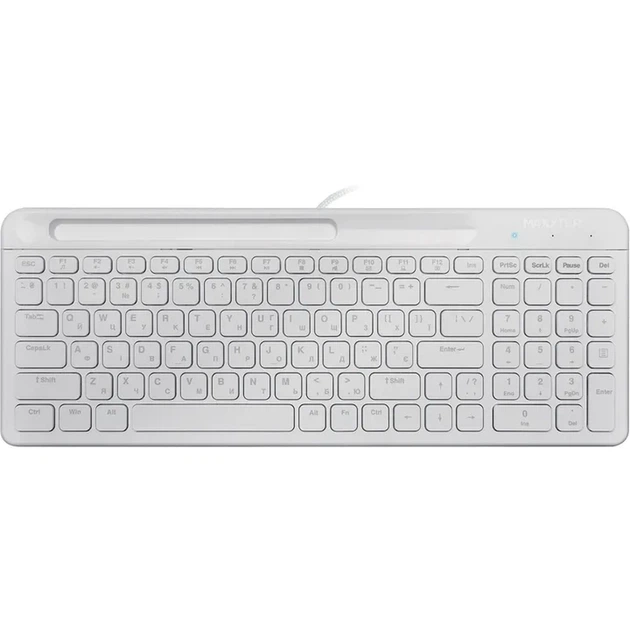Клавіатура Maxxter KB-01W-UA - Фото 1 Клавіатура Maxxter KB-01W-UA - зображення 1