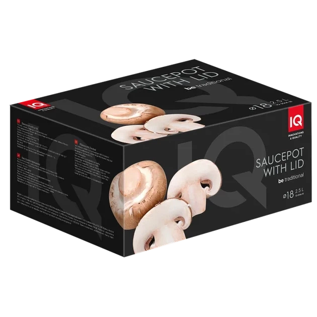 Кастрюля IQ Be Traditional 20 см (3.3 л) IQ-2046-20 - Фото 5 Кастрюля IQ Be Traditional 20 см (3.3 л) IQ-2046-20 - зображення 5