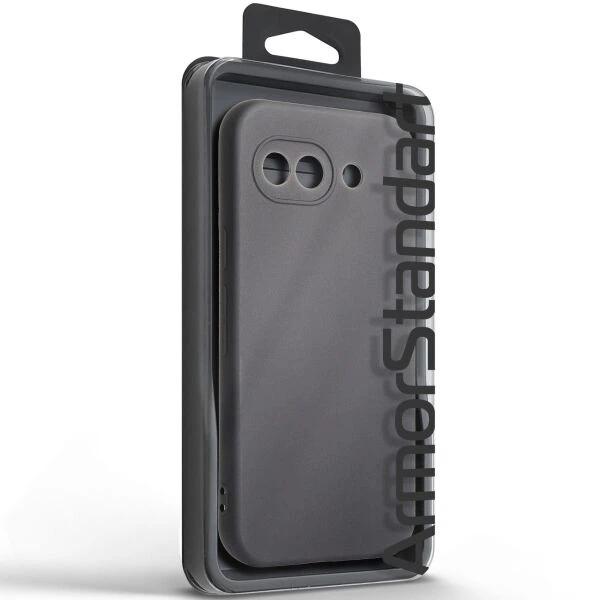 Силіконовий (TPU) чохол ArmorStandart Matte Slim Fit для Google Pixel 10a - Black - зображення 3