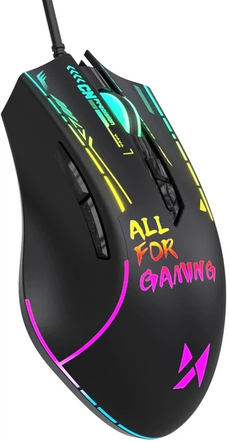 Mysz Wozinsky WMGK-7200 USB Black (5907769384158) - obraz 2