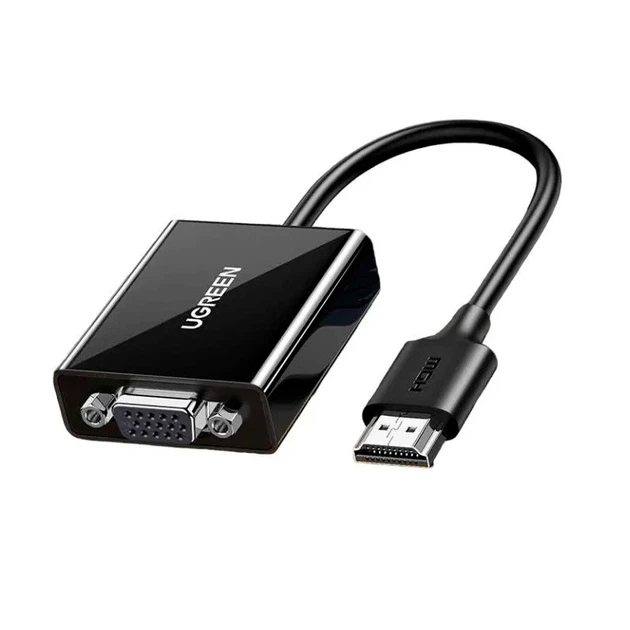 Перехідник UGREEN CM611 HDMI to VGA Adapter(UGR-90813) - Фото 2 Перехідник UGREEN CM611 HDMI to VGA Adapter(UGR-90813) - изображение 2