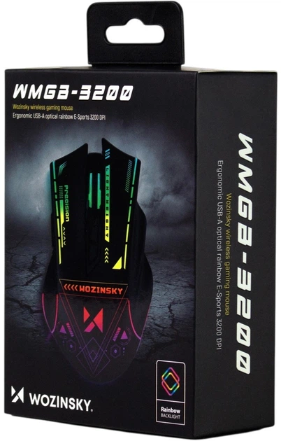 Mysz Wozinsky WMGB-3200 Wireless Black (5907769384196) - obraz 5