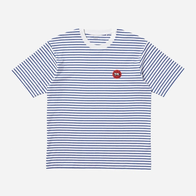 Футболка хлопковая женская Uniqlo 67050388 2XL Синий/Белый (1159856579) - изображение 6