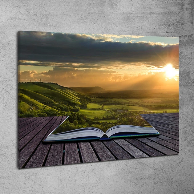 Картина для спальні - Книга Спокою - 40х60 см - Фото 1 Картина для спальні - Книга Спокою - 40х60 см - изображение 1